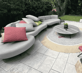 Professional cleaning team at work