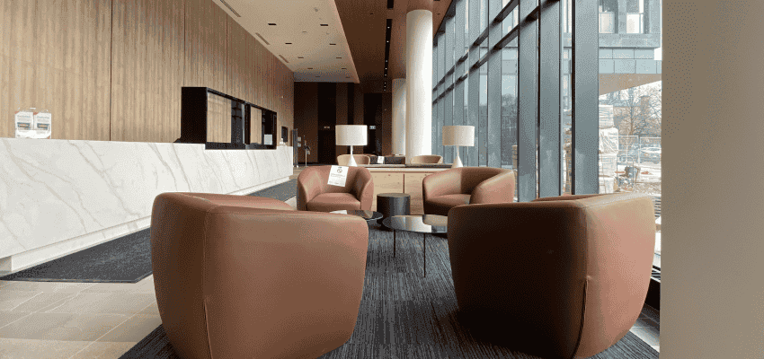 Commercial couch cleaning service